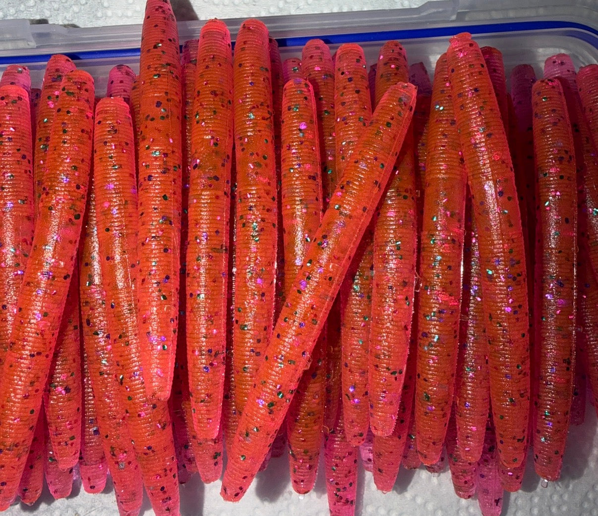 Starburst (4-Inch Soft Plastic Stick Worm Fishing Bait)