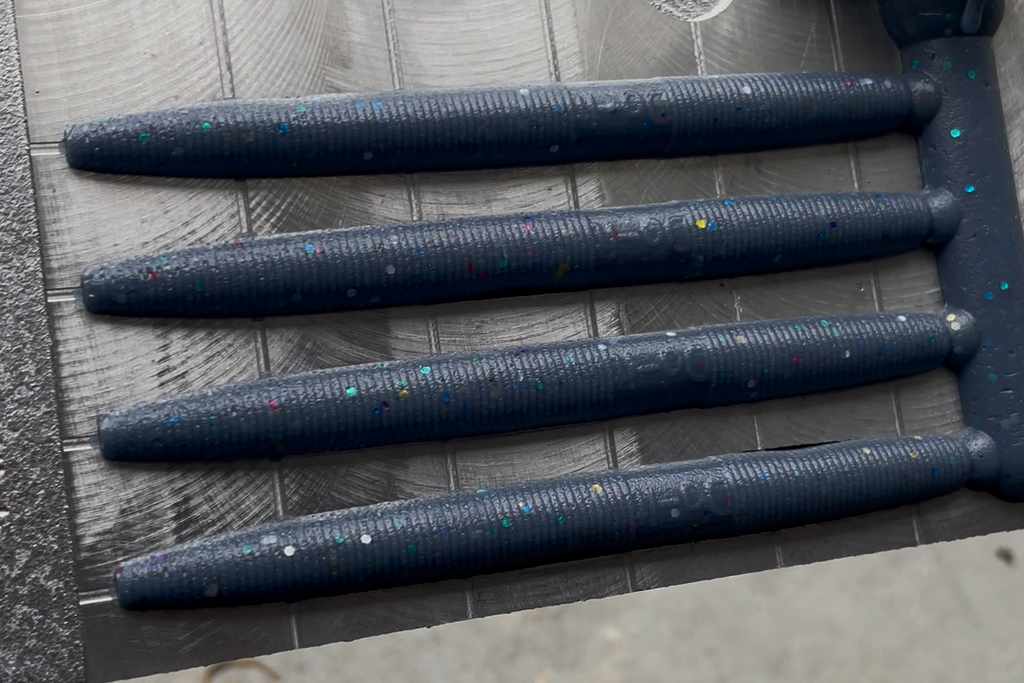 Midnight Blue (4" Midnight Blue Stick Worms – 10 Pack)