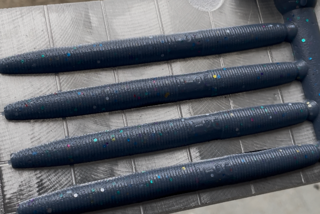 Midnight Blue (4" Midnight Blue Stick Worms – 10 Pack)