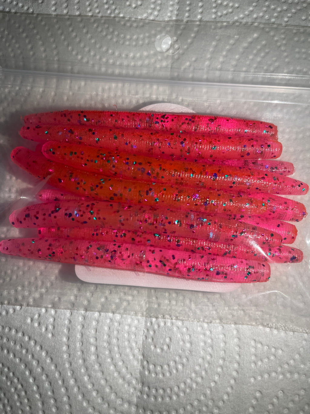 Starburst (4-Inch Soft Plastic Stick Worm Fishing Bait)