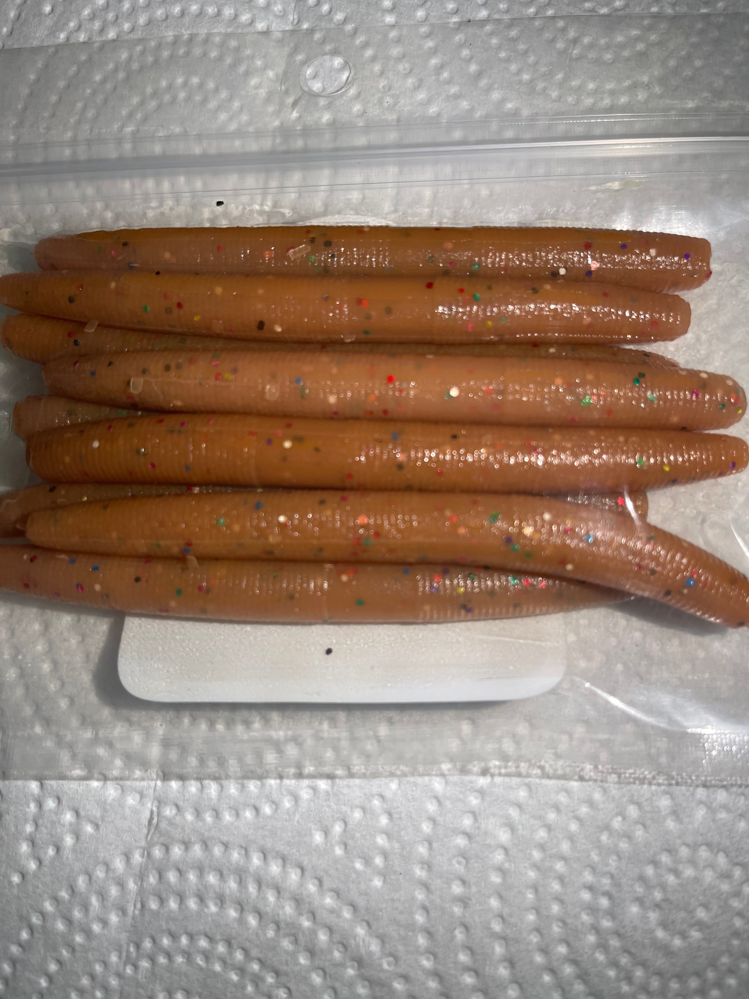 Muddy Buddy (4" Stick Worm Fishing Bait – Muddy Buddy (10-Pack)